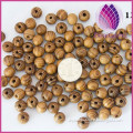 18mm wood round pattern beads